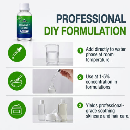 Chamomile Extract formulation properties and cosmetic applications
