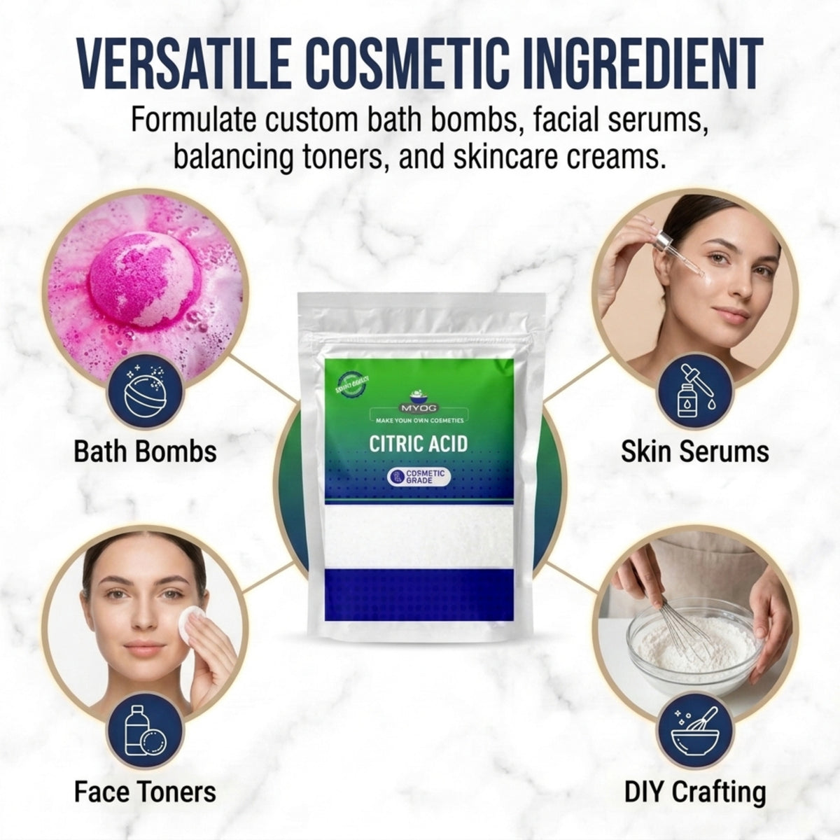 Citric Acid key benefits for skincare formulations