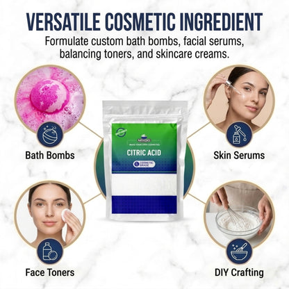 Citric Acid key benefits for skincare formulations