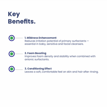 Cocamidopropyl Betaine key benefits for cosmetic formulations