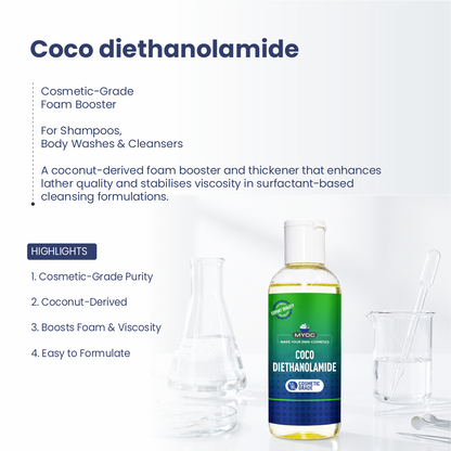 Coco di ethanol amide ingredient for cosmetic and personal care formulations