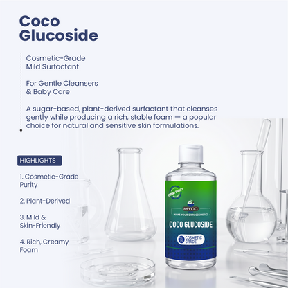 Coco Glucoside surfactant for cleansing and personal care formulations