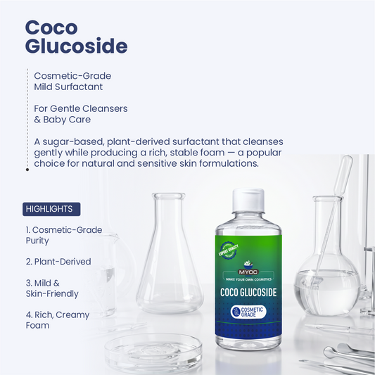 Coco Glucoside surfactant for cleansing and personal care formulations