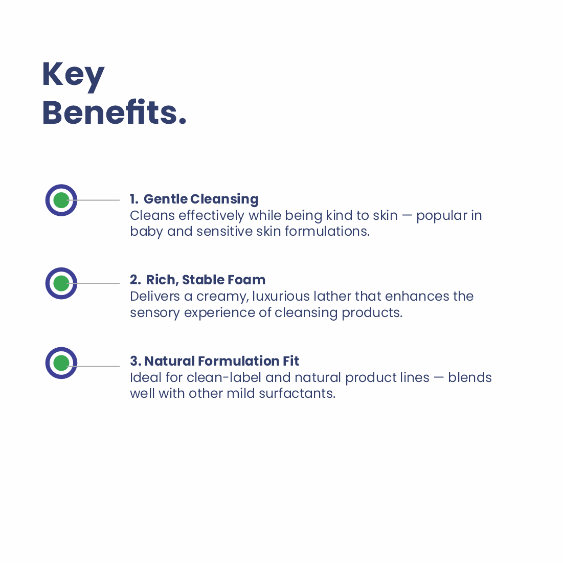 Coco Glucoside key formulation benefits and performance properties