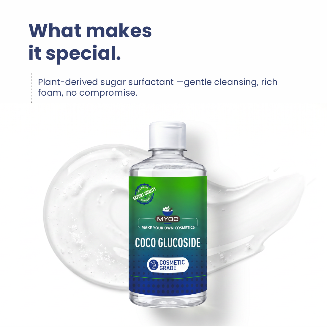 Coco Glucoside formulation properties for cleansers and wash products