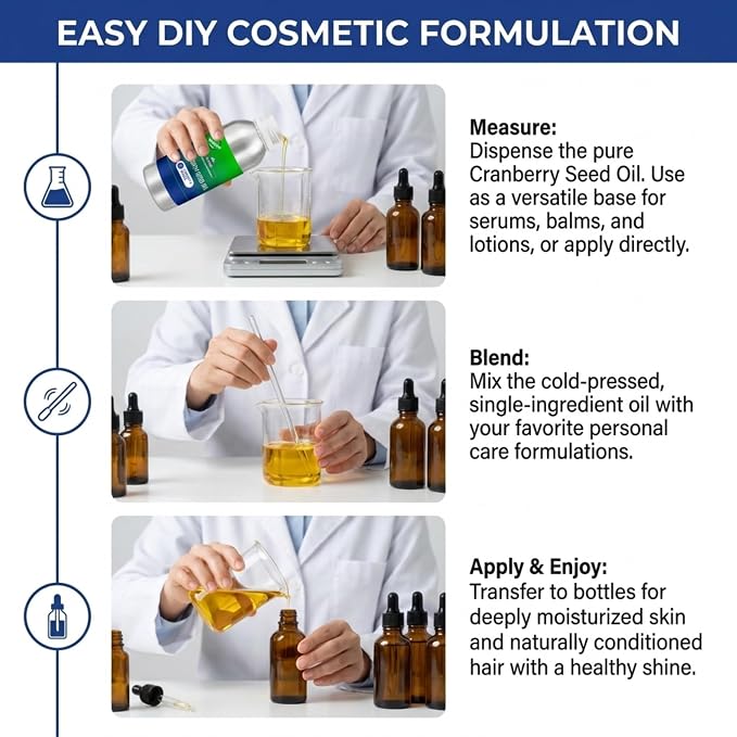 Cranberry Seed Oil ingredient profile for skin and hair care formulations