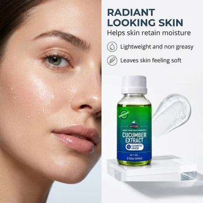 Cucumber Extract applications in serums creams masks and hair care products
