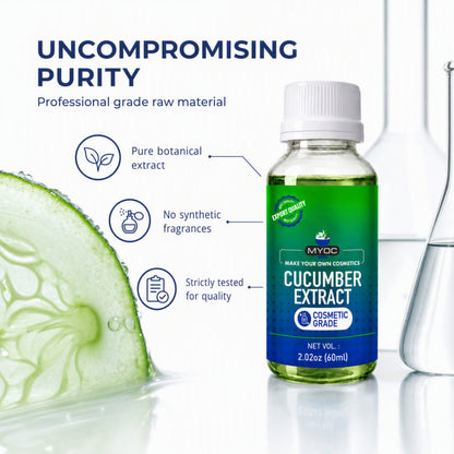 How to use Cucumber Extract in cosmetic formulations