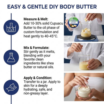 Cupuacu Butter texture and formulation properties