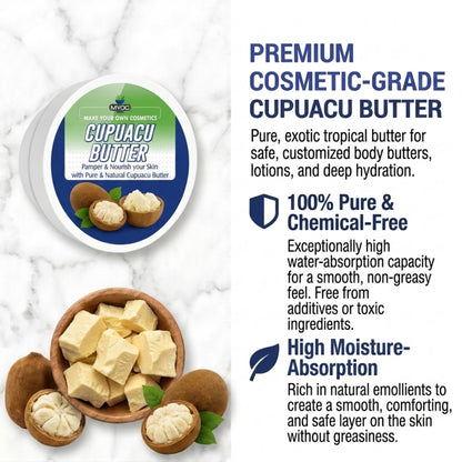 Cupuacu Butter cosmetic formulation and raw material reference