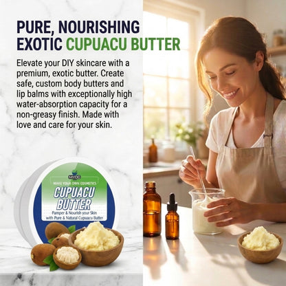 Cupuacu Butter applications in skincare haircare and body butter products