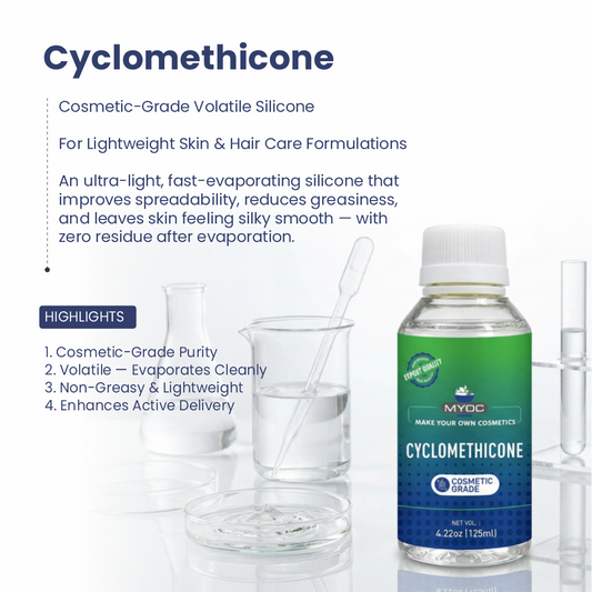 Cyclomethicone Cosmetic Grade Volatile Silicone for Lightweight Skin and Hair Care Formulations