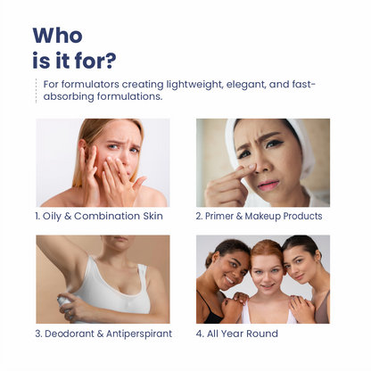 Cyclomethicone for Oily Skin, Makeup Primers, Deodorants and Lightweight Formulations