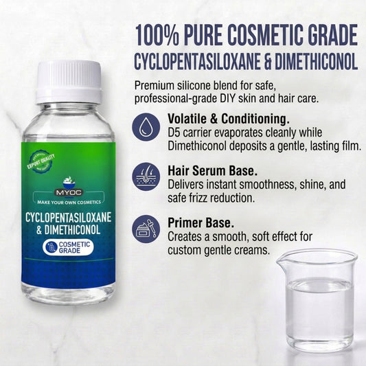 Cyclopentasiloxane & Dimethiconol ingredient for cosmetic and personal care formulations