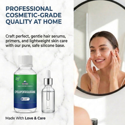 Cyclopentasiloxane applications in skincare haircare and personal care products