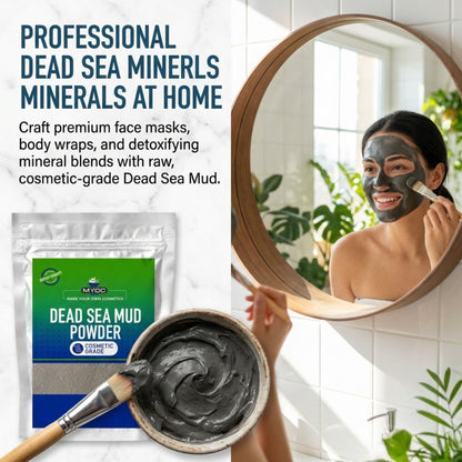 Dead Sea Mud Powder applications in skincare haircare masks and personal care products