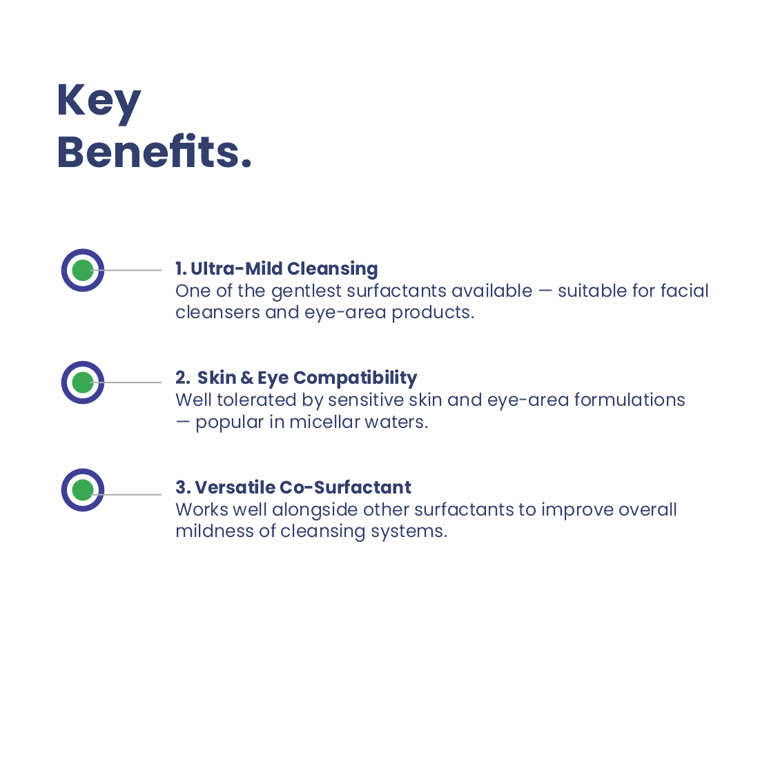 Decyl glucoside key formulation benefits and performance properties