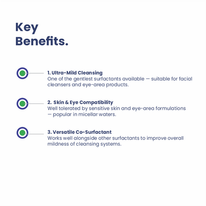 Decyl glucoside key formulation benefits and performance properties