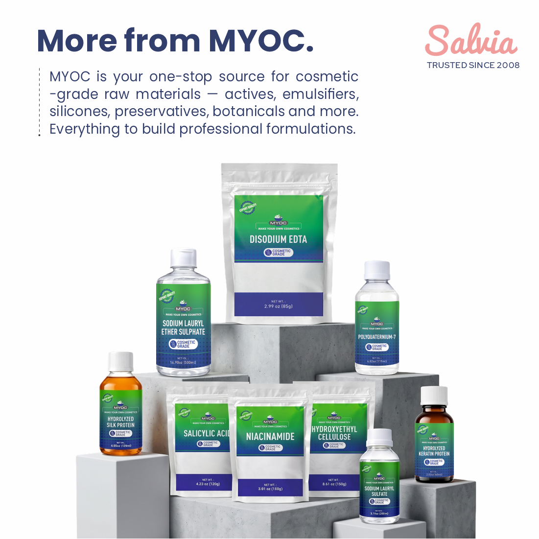 Disodium edta cosmetic formulation and raw material reference