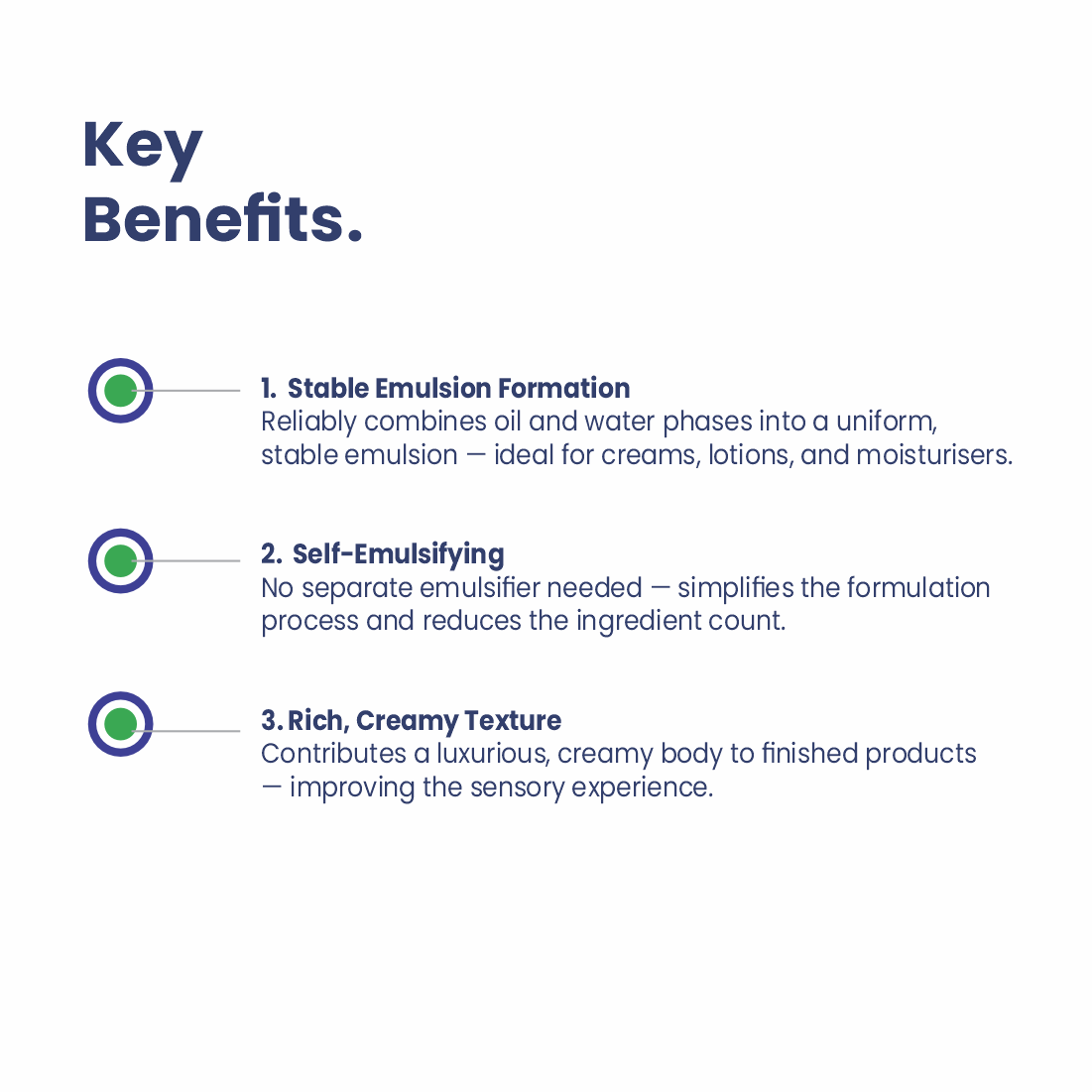 Emulsifying Wax key benefits for cosmetic formulations