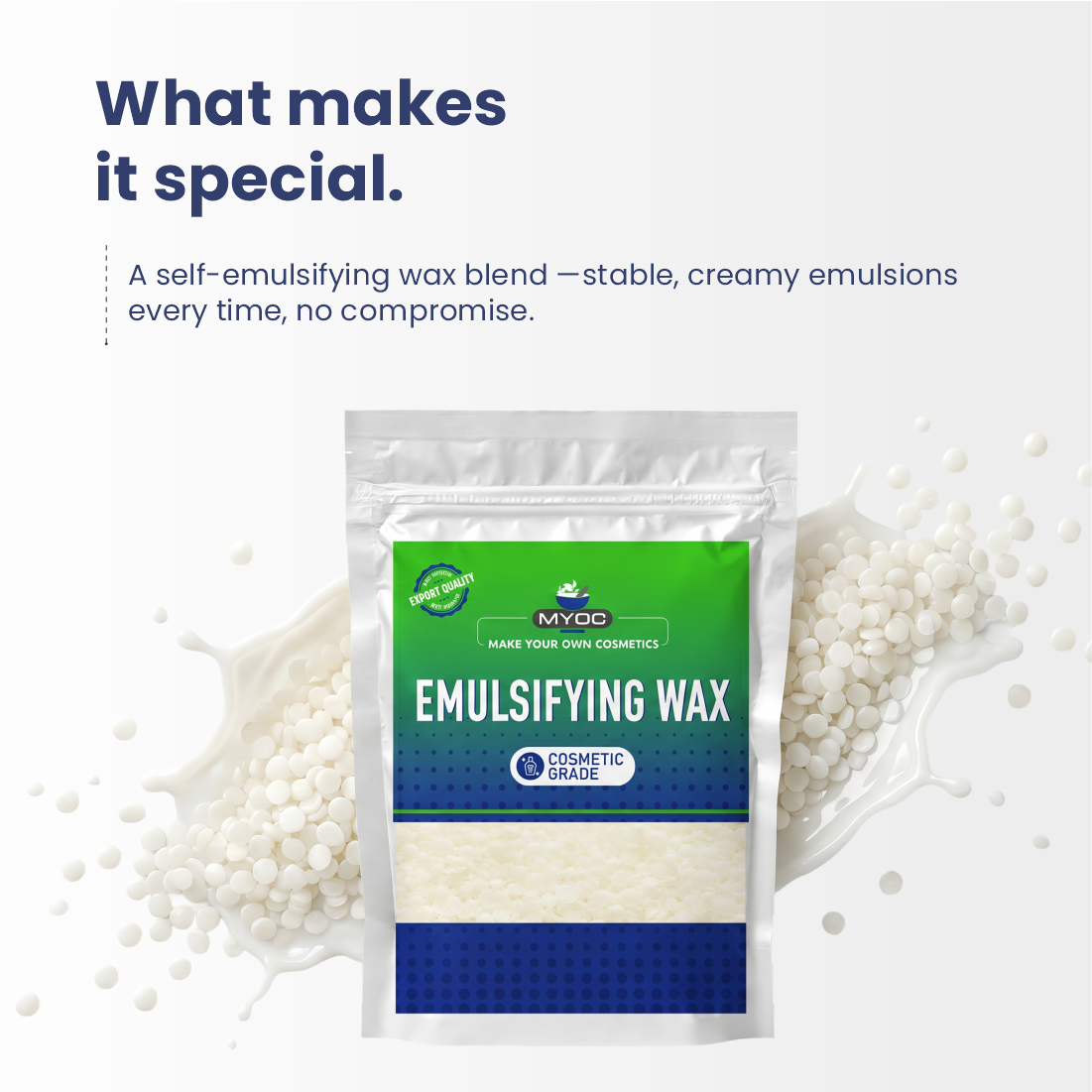 Emulsifying Wax texture and formulation properties