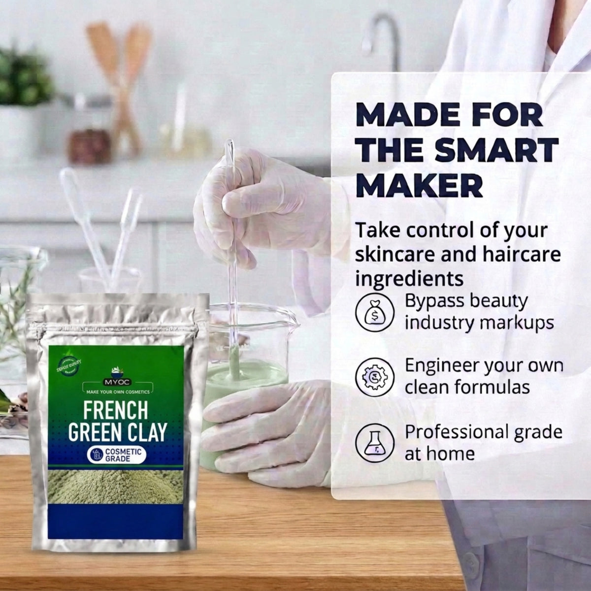 How to use French Green Clay in cosmetic formulations
