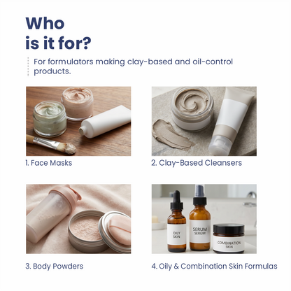 Fuller's earth applications in skincare haircare and personal care products
