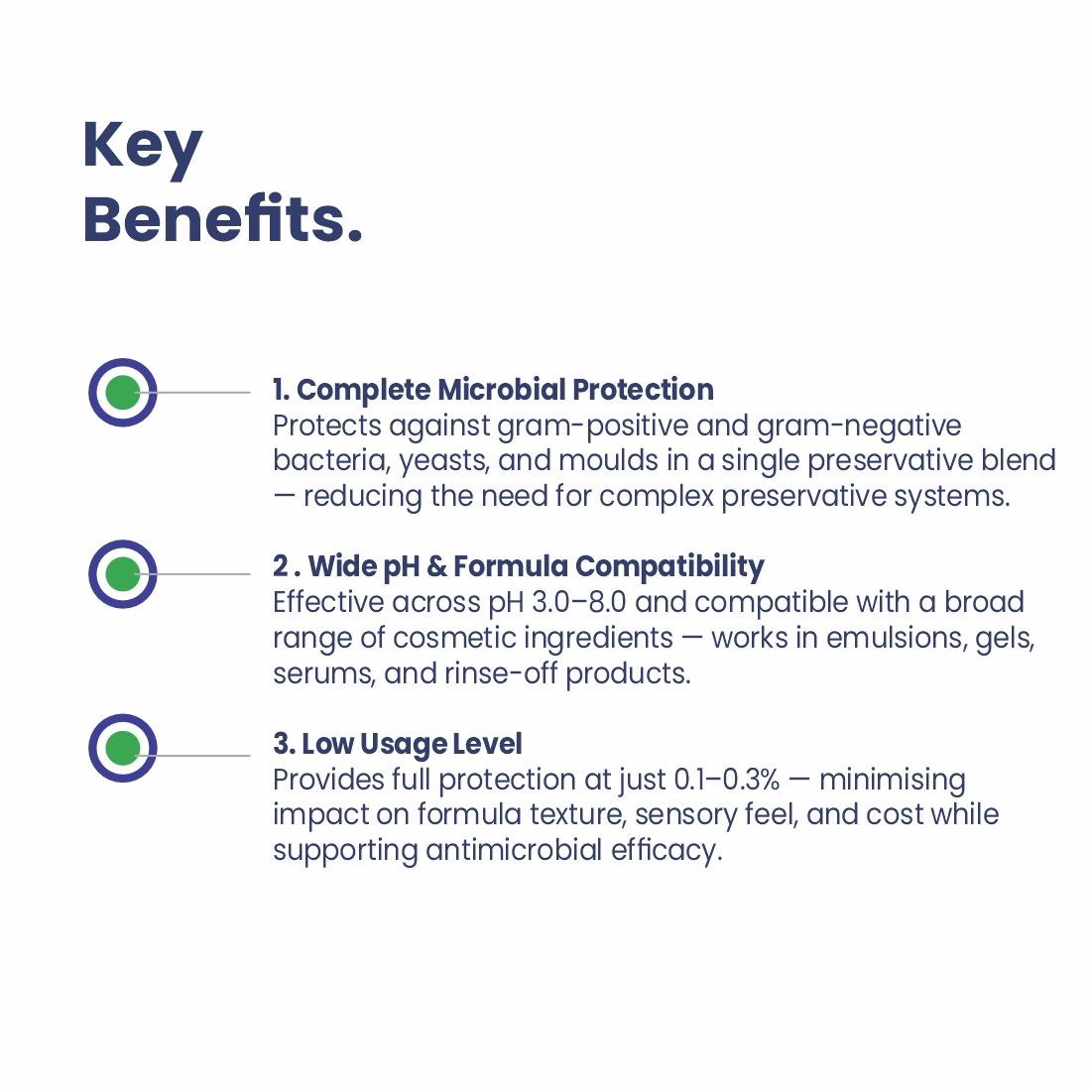 Germall Plus key benefits for cosmetic formulations