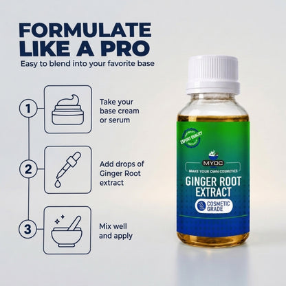 Ginger Root Extract key benefits for skincare and haircare formulations