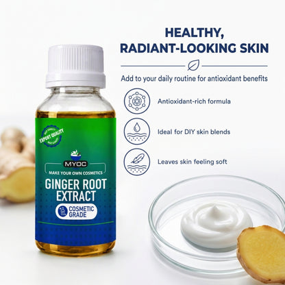 Ginger Root Extract formulation properties and cosmetic applications