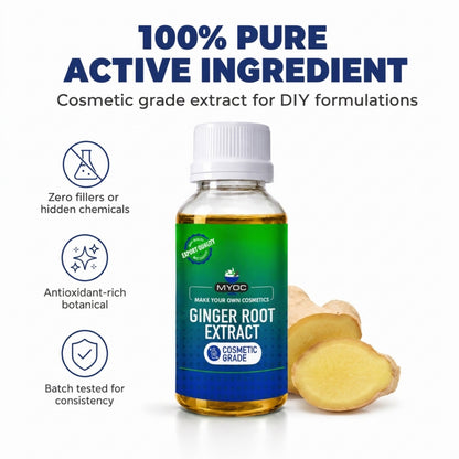 Ginger Root Extract botanical ingredient for cosmetic formulations
