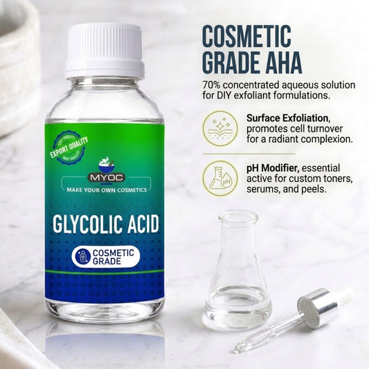 Glycolic Acid active ingredient for skincare formulations