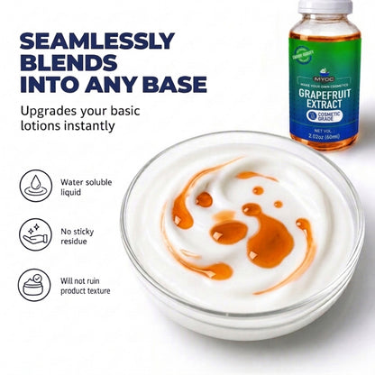 Grapefruit Extract applications in serums creams masks and hair care products