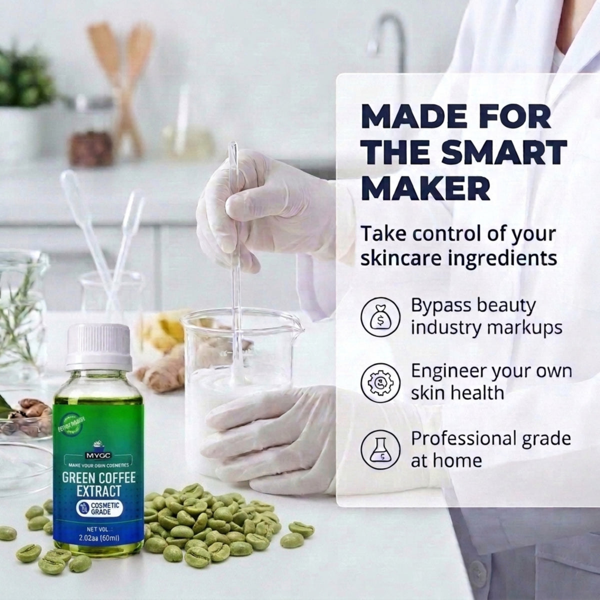 How to use Green Coffee Extract in cosmetic formulations