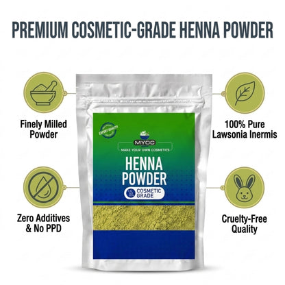 Henna Powder key benefits for cosmetic formulations