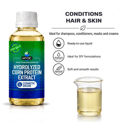 Hydrolyzed Corn Protein formulation properties for cosmetic products