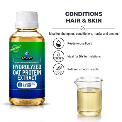 Hydrolyzed Oat Protein formulation properties for cosmetic products
