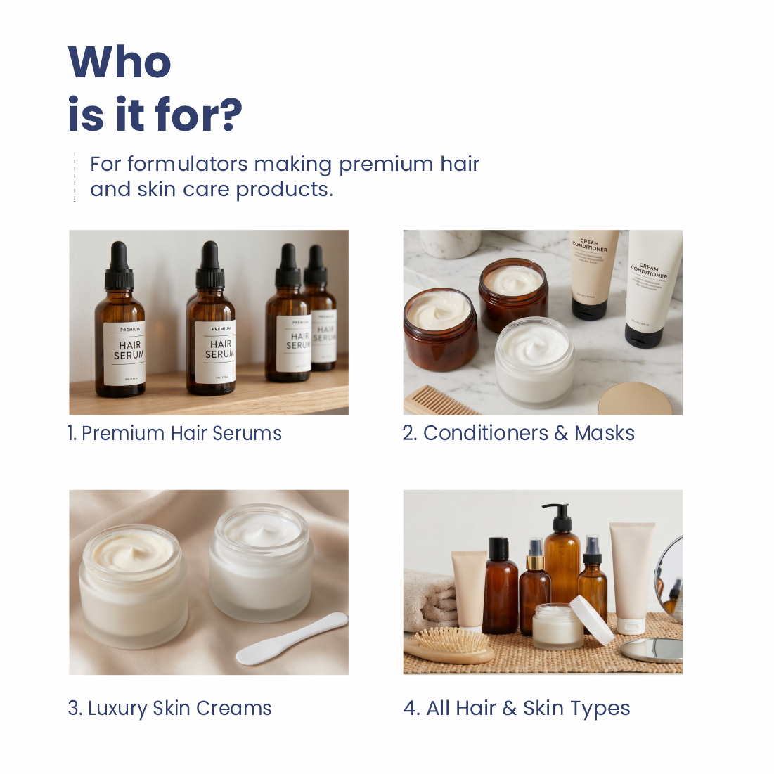 Hydrolyzed Silk Protein applications in conditioners masks serums and personal care products