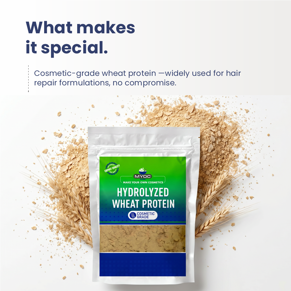 Hydrolyzed Wheat Protein formulation properties for cosmetic products