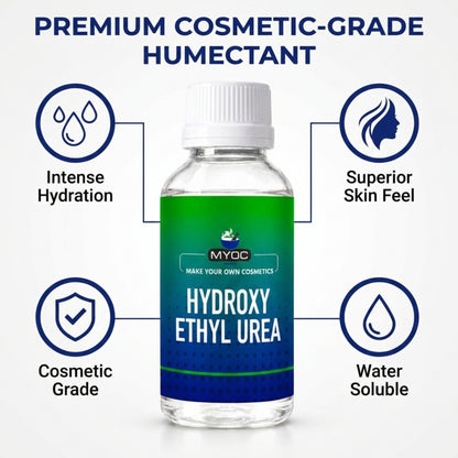 How to use Hydroxy Ethyl Urea in cosmetic formulations