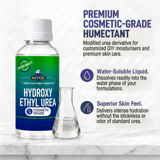 Hydroxy Ethyl Urea ingredient for cosmetic and personal care formulations
