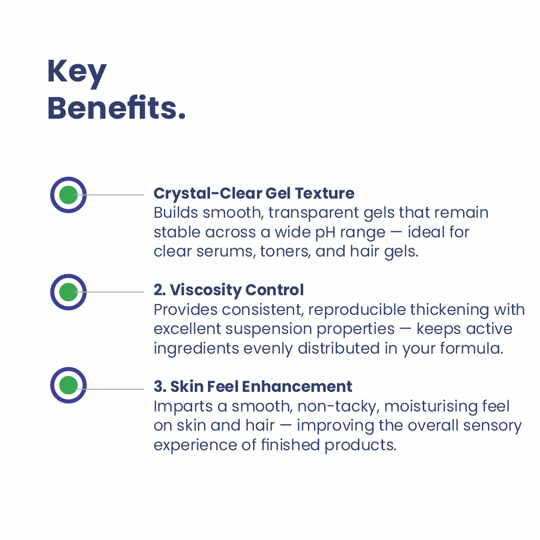 Hydroxyethyl cellulose key benefits for cosmetic formulations