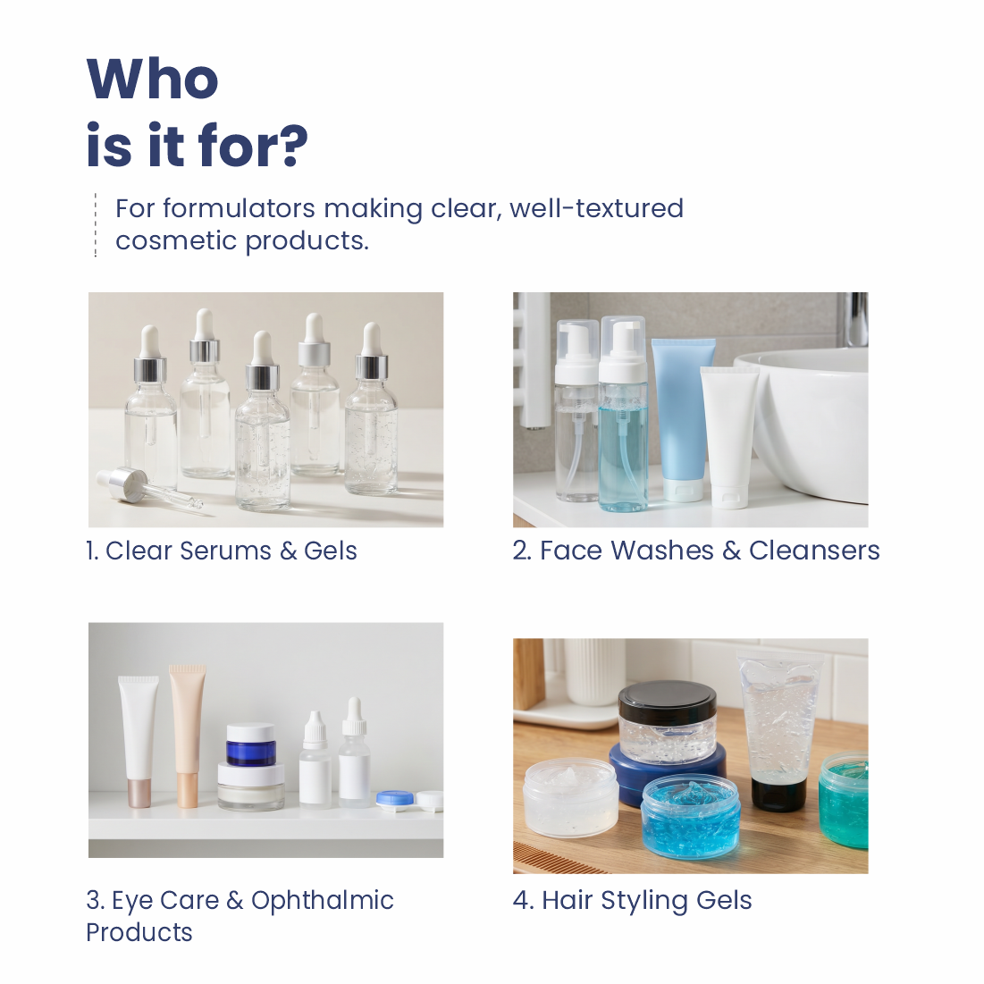 Hydroxypropyl Methylcellulose applications in skincare haircare and personal care products