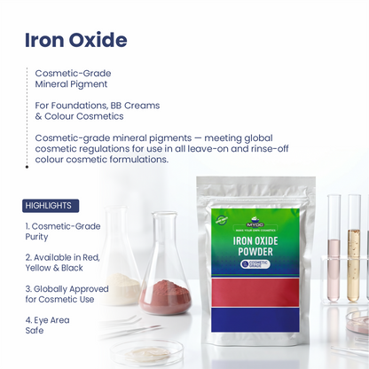 Iron Oxide ingredient for cosmetic and personal care formulations