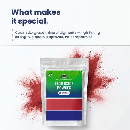 Iron Oxide formulation properties and ingredient profile