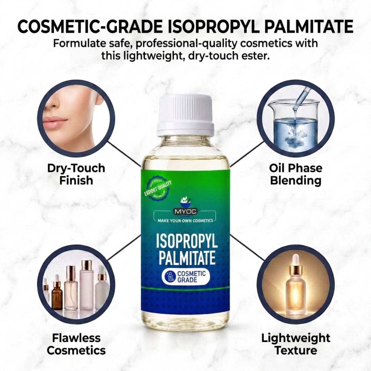 Isopropyl Palmitate key benefits for cosmetic formulations