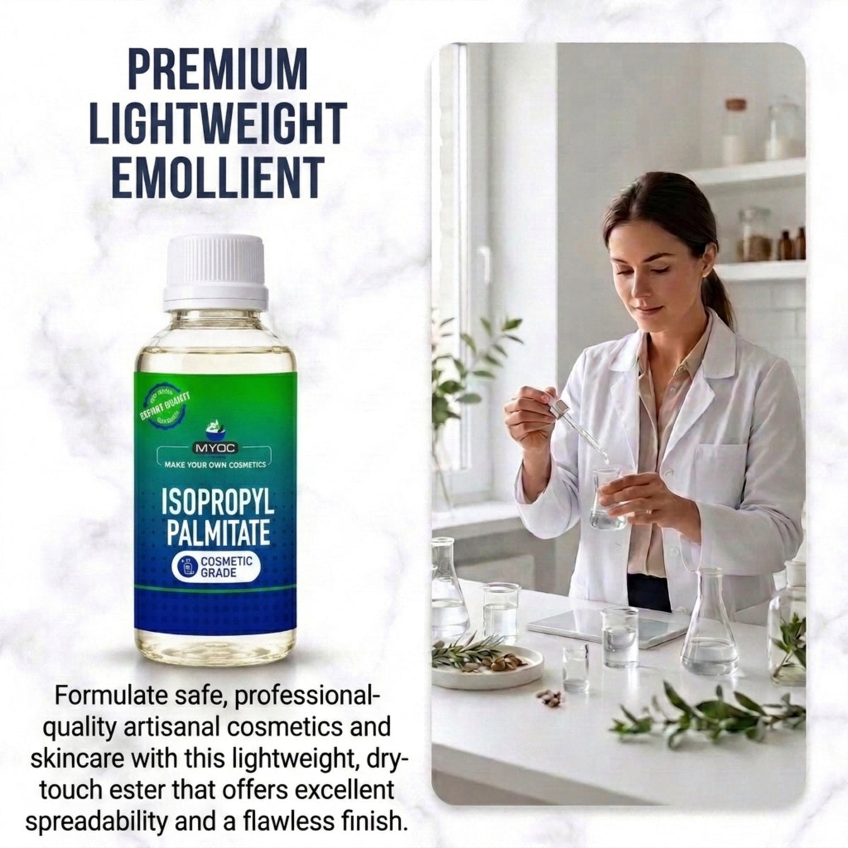 Isopropyl Palmitate applications in skincare haircare and personal care products