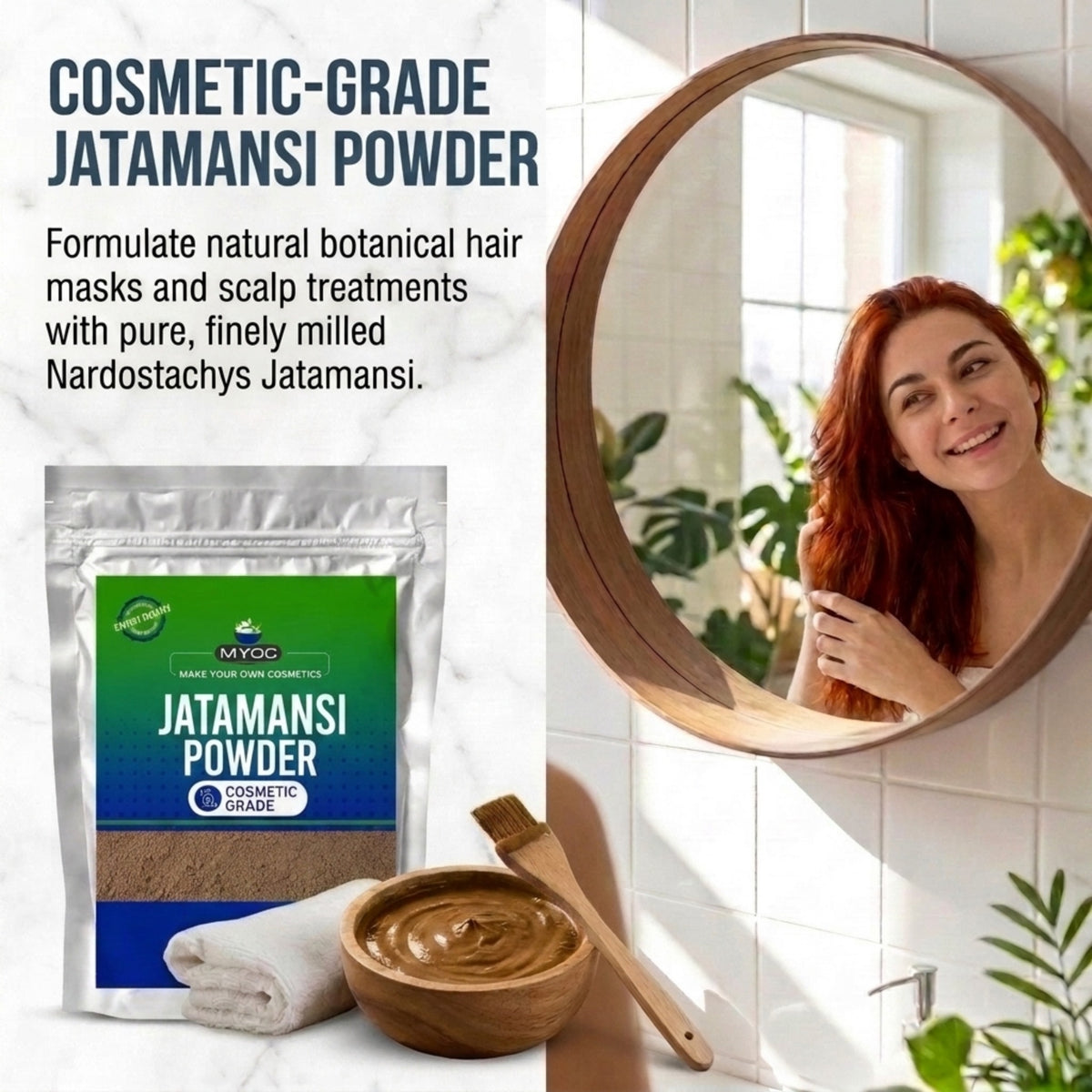 Jatamansi Powder applications in skincare haircare masks and personal care products