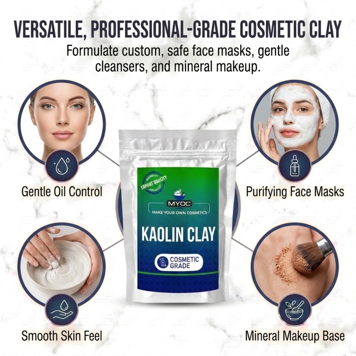 Kaolin Clay key benefits for cosmetic formulations