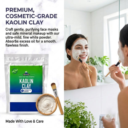 Kaolin Clay applications in skincare haircare masks and personal care products